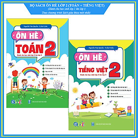 Hình ảnh Bộ ÔN HÈ Lớp 2 (Toán + Tiếng Việt) - Dành cho học sinh lớp 2 lên lớp 3 - Theo chương trình SGK mới nhất