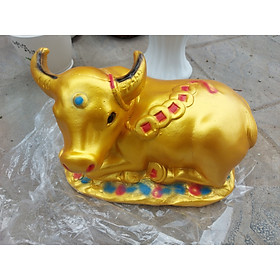 Trâu Vàng Đất Tiết Kiệm THẦN TÀI Phong Thủy cỡ lớn