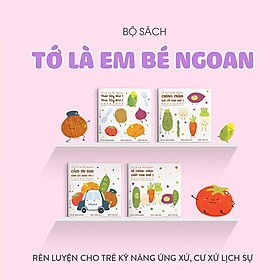 Combo 4 cuốn truyện tranh Ehon Nhật Bản - Tớ là em bé ngoan (Thức dậy nào, Chúng mình xin lỗi bạn nhé, Để chúng mình giúp bạn nhé, Cảm ơn bạn cảnh sát hành tây) - Dành cho trẻ từ 2 - 8 tuổi