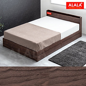 Giường ngủ ALALA28 + 2 hộc kéo / Miễn phí vận chuyển và lắp đặt/ Đổi trả 30 ngày/ Sản phẩm được bảo hành 5 năm từ thương hiệu ALALA/ Chịu lực 700kg