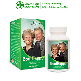 Viên Uống BoniHappy+ BOTANIA (Hộp 60 Viên) - Made In USA - Giúp Ngủ Ngon, Tạo Giấc Ngủ Sâu Và Tự Nhiên, Hỗ Trợ Cải Thiện Trí Nhớ Và Phục Hồi Sức Khỏe