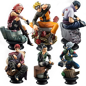 Mô Hình 06 Nhân Vật Naruto Mẫu 05 - Cao 8cm