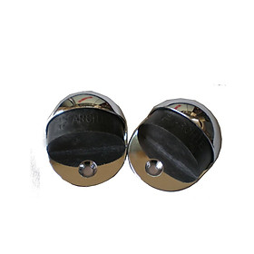 Mua Bộ 2 chặn cửa cao su hình mặt trăng (Bạc)