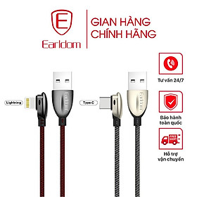 Mua Dây sạc nhanh hai màu EARLDOM EC-075 loại dù bền đẹp - Hàng chính hãng