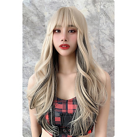 Tóc nguyên đầu xoăn line 522 FREESHIP tóc bộ nữ xoăn dài gắn line, tóc giả nữ cả đầu xoăn line, tóc nữ