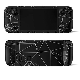 Mua Skin decal dán Steam Deck mẫu Geometry White Lines on Black (dễ dán  đã cắt sẵn chuẩn theo khuôn máy)