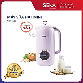 Mua Máy làm sữa hạt mini SEKA SK320  Tím Nhạt  - 600ml - 600W - 5 chức năng - Hàng chính hãng