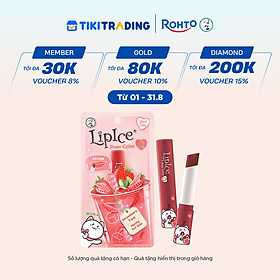 Son dưỡng có màu tự nhiên LipIce Sheer Color Q Strawberry Tea (Trà dâu) 2.4g