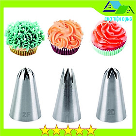 Đui Bắt Kem 1M 2D 2F Làm Bánh Sinh Nhật Bông Lan Cupcake Cao cấp - CBDUI1M2D2F