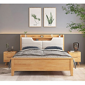 Giường ngủ bằng gỗ hiện đại kiểu dáng sang trọng