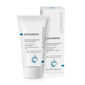 Kem ngăn ngừa sẹo CANOVA Cicanova Crema Riparatrice Repair Cream 50ml - Ban đêm, sẹo mụn, sau laser, peel, lăn kim