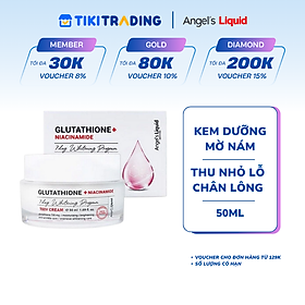 Kem Dưỡng Hỗ Trợ Giảm Thâm Nám Angel's Liquid Glutathione + Niacinamide 7Day Whitening Program 700 V-Cream
