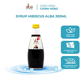 Siro Alba hương vị đài hoa Hibiscus 300ml