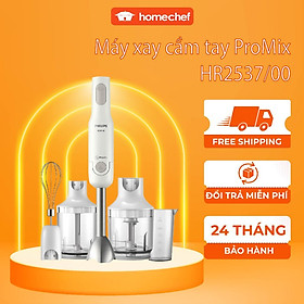 Mua Máy Xay Cầm Tay Đa Năng Philips HR2537 650W - Xay Mịn| Hàng Chính Hãng