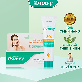 Gel Mờ Sẹo Esunvy Thành Phần Tự Nhiên Làm Giảm Các Vết Thâm, Cải Thiện Da Giúp Giữa Ẩm Tuýp 15g TMP015