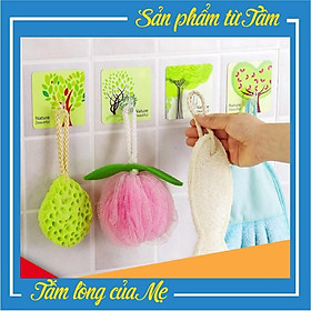 Mua Móc Dán Tường Siêu Chắc Chắn Hình Vuông Họa Tiết 3D