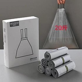 Mua Sét 5 cuộn Túi đựng rác túi sách đồ có quai sách tự phân hủy mã 1918