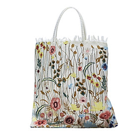 Fashion Embroidered Tote Bag for Shopping Working Traveling