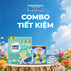 Combo Tiết Kiệm : 1 Dây Nước Xả Hương Thư Thái + 1 Túi Viên Giặt Hương Huyền Thoại + 1 Vỉ Viên Treo Bồn Cầu Hương Chanh