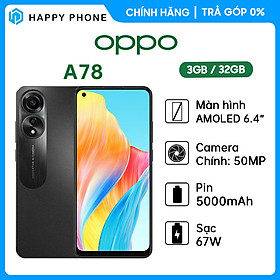 Hình ảnh Điện thoại OPPO A78 (8GB/256GB) - Hàng Chính Hãng