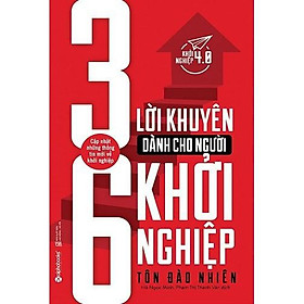 Hình ảnh Sách - 36 Lời Khuyên Dành Cho Người Khởi Nghiệp (Tái Bản 2017)