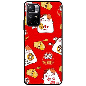 Ốp lưng dành cho Xiaomi Redmi Note 11 5G - Redmi Note 11T - Redmi Note 11S - Họa Tiết Mèo Đỏ