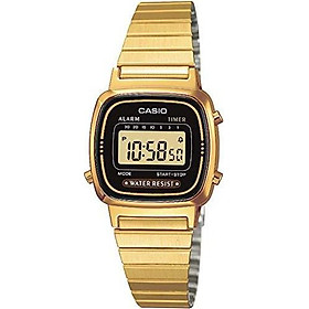 LA670WGA-1D Ladies Gold Tone Digital Watch RETRO