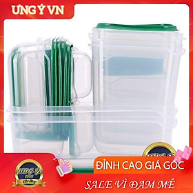 Bộ hộp 17 món - set 17 hộp nhựa cao cấp đựng thực phẩm bảo quản tủ lạnh -Gía Sốc