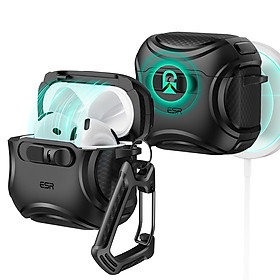 Mua Ốp Case Bao Dành Cho Airpods 4  ESR Cyber FlickLock Case (HaloLock) có Khoá Thông Minh  Sạc từ tính_ Hàng Chính Hãng