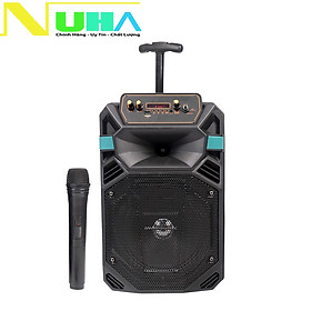 Loa 2 tấc nhựa Ladomax V-S805, nhỏ gọn thích hợp đi du lịch, hát gia đình, hát trong phòng ngủ...-hàng chính hãng