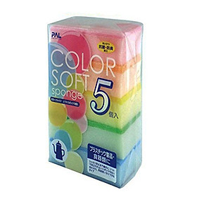 Combo Nước tẩy vệ sinh lồng máy giặt Rocket + Set 5 miếng xốp rửa bát có 1 mặt ráp (mẫu mới) nội địa Nhật Bản