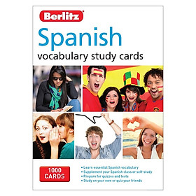 Hình ảnh sách Berlitz - Spanish Vocabulary Study Cards