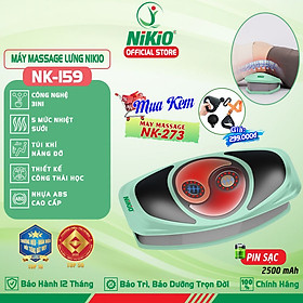 Máy massage lưng cột sống đa năng Nikio NK-159 - Giải pháp hỗ trợ giảm đau nhức mỏi lưng