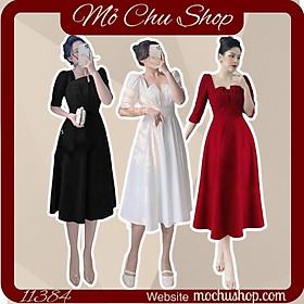 ĐẦM XÒE TAY LỠ XẾP LI NGỰC 11391