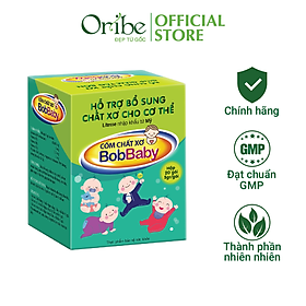Cốm Bổ Sung Chất Xơ Cho Bé BobBaby Dân Khang Hỗ Trợ Tiêu Hóa Giảm Táo Bón Hộp 20 Gói