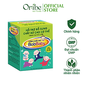 Cốm Chất Xơ BobBaby Hỗ Trợ Bổ Sung Chất Xơ Cho Bé Giảm Nguy Cơ Táo Bón Nguyên Liệu Nhập Khẩu Mỹ Hộp 20 Gói