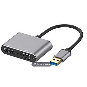 Mua Cáp chuyển USB 3.0 ra HDMI  VGA