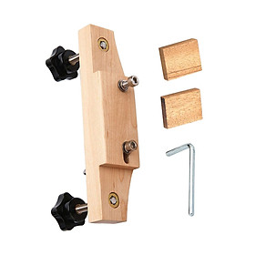Guitar Bridge Repair Replace Tool, Maple Guitar Bridge Clamp, for Musical Instrument Parts Accessories