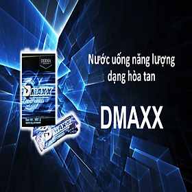 DMAXX thức uống bổ sung vitamin năng lượng có đường DAMODE 6 gói dùng thử màu xanh