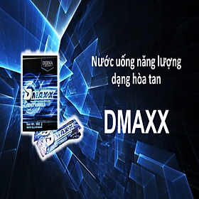 DMAXX thức uống bổ sung năng lượng có đường Damode hộp 30 gói màu xanh