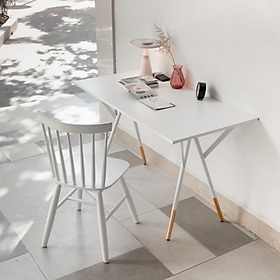 Mua BÀN LÀM VIỆC GỖ MÀU ĐEN CHÂN SẮT - NABI DESK