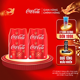 Lốc 24 Chai Nước Ngọt Giải Khát Có Ga Coca-Cola 390ml/Chai Sale 12.12 Coca-Cola Chính Hãng