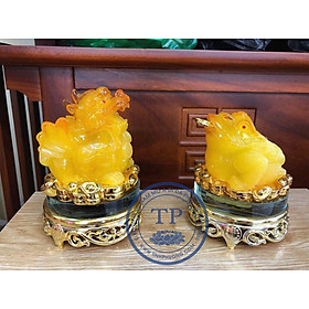 Mua Đôi Cóc Tỳ Hưu Vàng Phong Thuỷ Cúng thần tài chiêu tài hút lộc TM12119