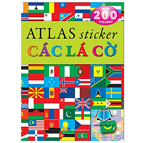 A.TLAS sticker CÁC LÁ CỜ - Hơn 200 Sticker - Nhà Sách Hồng Ân