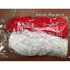 Mua Lưới cầu lông 1 viền - lưới dù trắng chắn sân cầu lông - thể thao ngoài trời