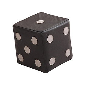 Dice Cube Ottoman Dice Cubic Foot Stool Creative Comfortable Footrest Stable for Bedroom Entryway Playroom Dressing Room Home