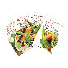 Combo 4 Cuốn: 500 Món Chay Thanh Tịnh (Tập 1-Tập 4)