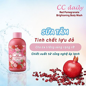 Sữa tắm trái cây CC Daily chiết xuất Lựu Đỏ CC Daily Red Pomegranate Brightening Body Wash