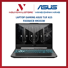 Laptop ASUS TUF Gaming A15 FA506ICB-HN355W (R5-4600H | 8GB | 512GB | GeForce RTX 3050 4GB | 15.6′ FHD 144Hz | Win 11) - Hàng Chính Hãng