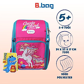 Balo B.bag Chống Gù Adventure Box-Candy Land B-12-117 Hồng